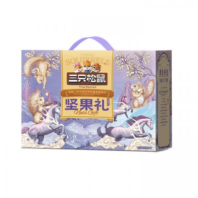 郑州三只松鼠干果团购  纯臻禧礼 坚果零食礼盒
